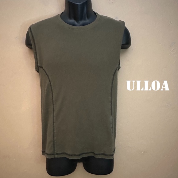 Ulloa Sleeveless T Shirt 18" armpit to armpit seams Cotton blend Vintage - Picture 1 of 2
